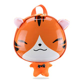 Kindergarten Cute Cartoon Kids School Bag for Boys and Girls (Eggshell Cute Kitty- 3D)